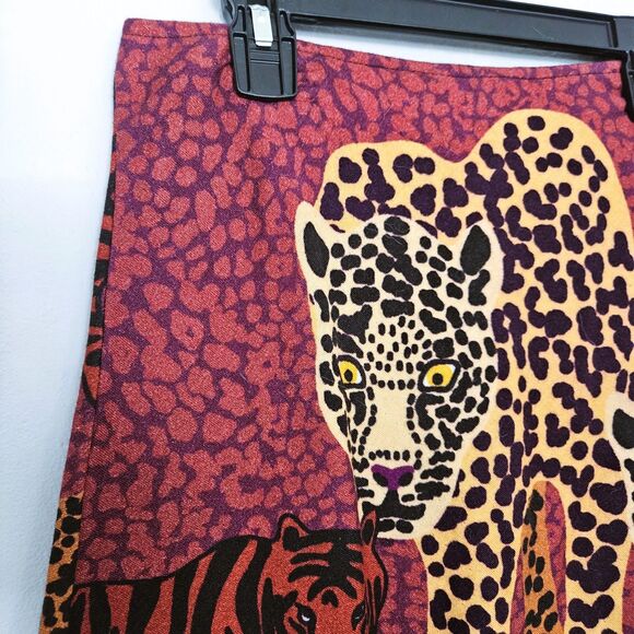 NWT Anthropologie x Conditions Apply Leopard Knit Mini Skirt | XS - Picture 4 of 5